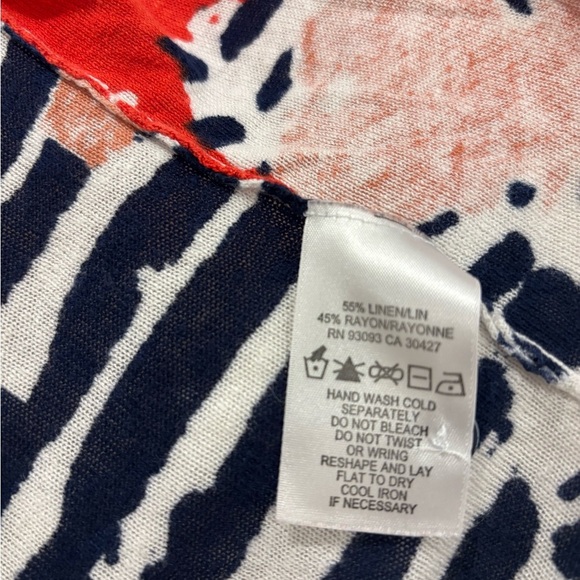 NIC+ZOE Art Scene 4 Way Linen-Blend Cardigan Size XL NWOT - Picture 6 of 8